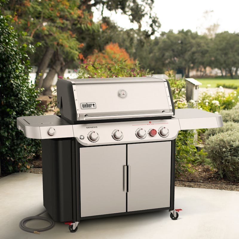 Weber Grills Genesis 4-Burner Smart Freestanding Natural Gas Grill
