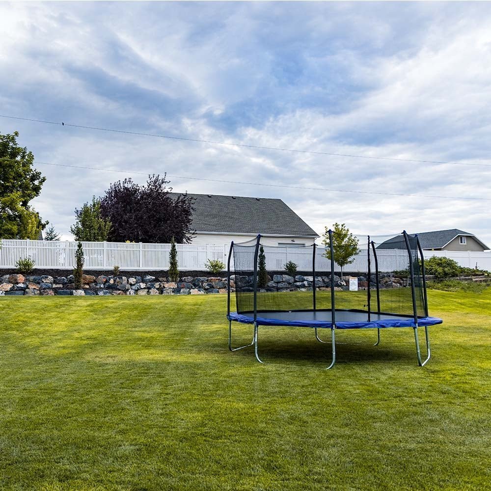 Skywalker Trampolines 14′ Square Trampoline with Enclosure