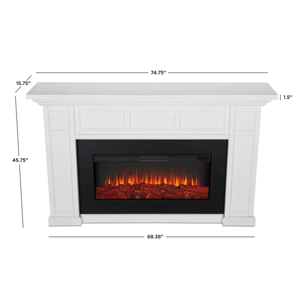Real Flame Alcott 75″ Landscape Electric Fireplace