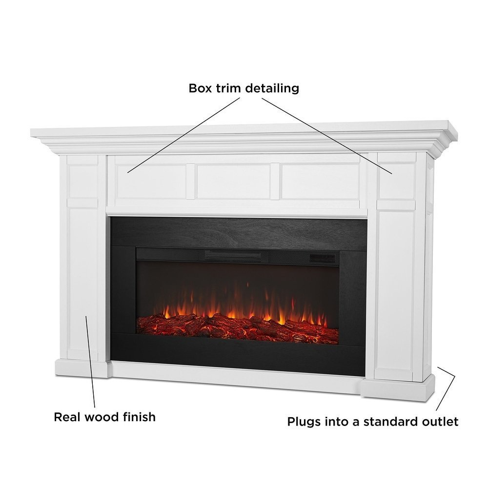 Real Flame Alcott 75″ Landscape Electric Fireplace