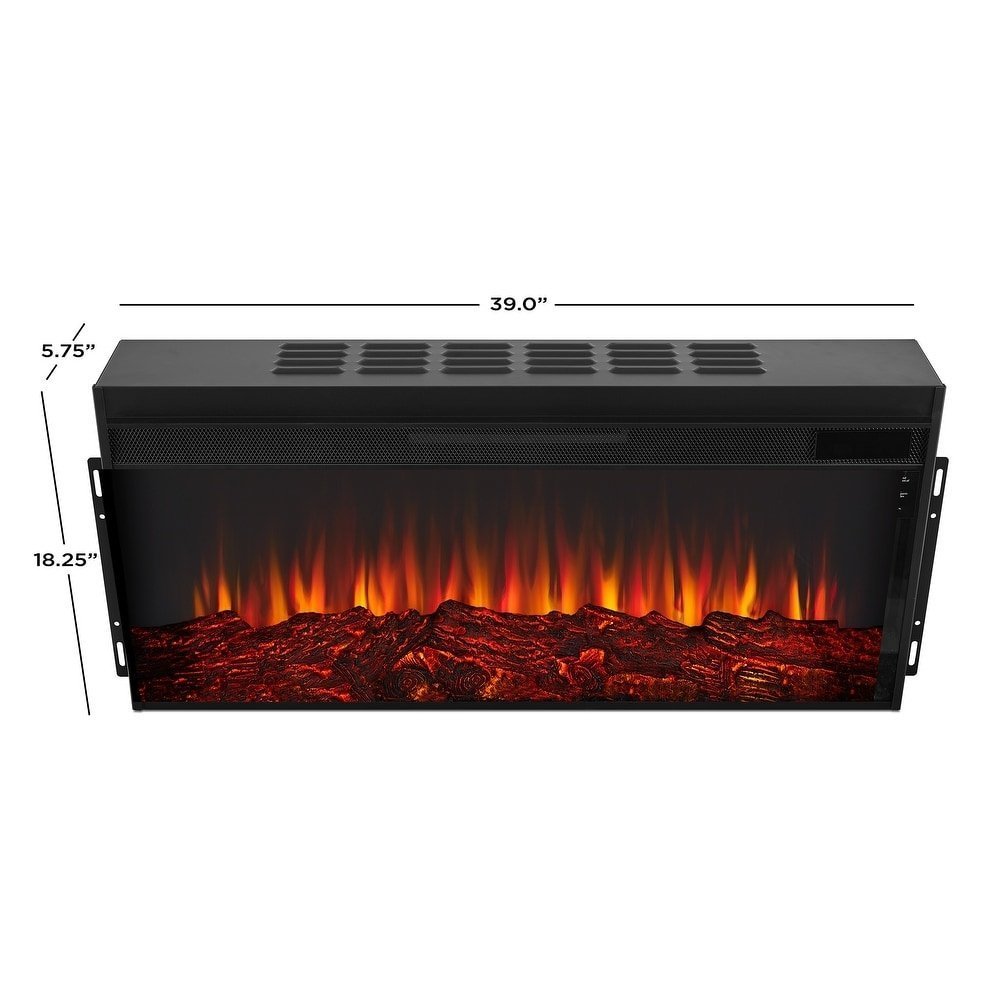 Real Flame Alcott 75″ Landscape Electric Fireplace