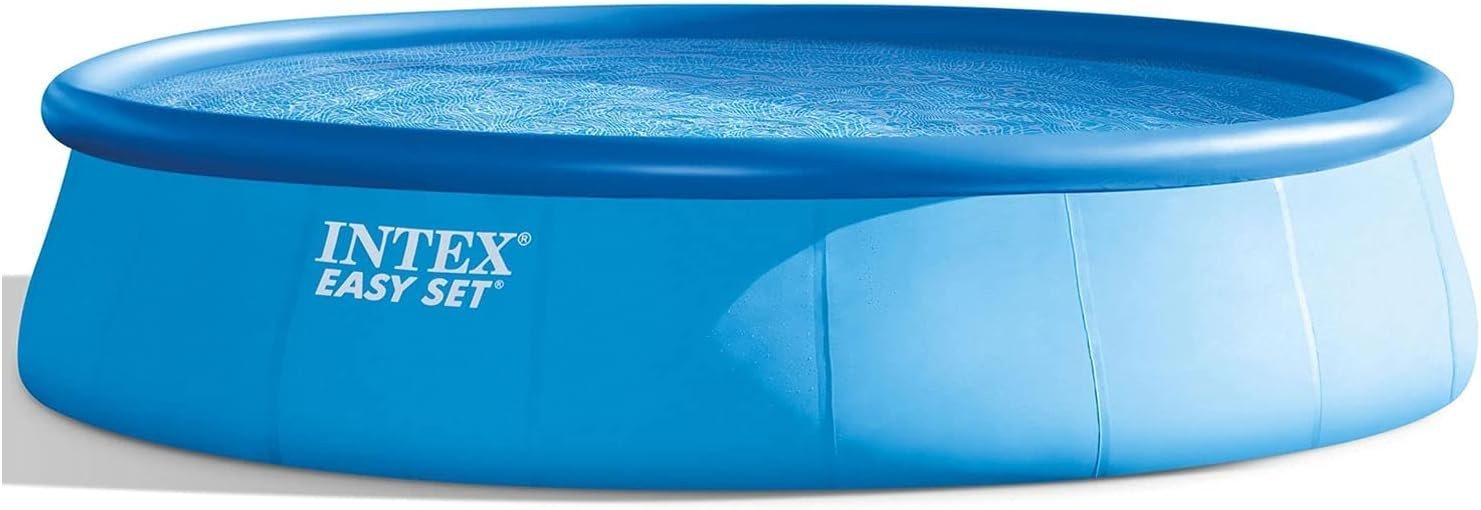 Intex 18′ x 48″ Inflatable Above Ground Swimming Pool with Ladder, Pump