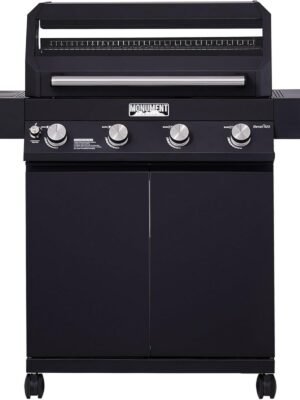 Monument Grills Denali 425 Black Smart Tech Propane Gas Grill