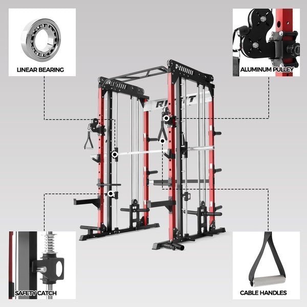 RitFit M1 Pro Smith Machine Home Gym Package