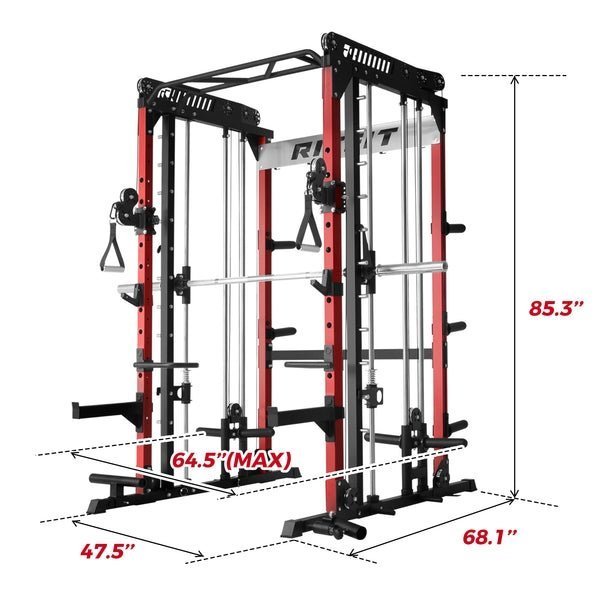 RitFit M1 Pro Smith Machine Home Gym Package