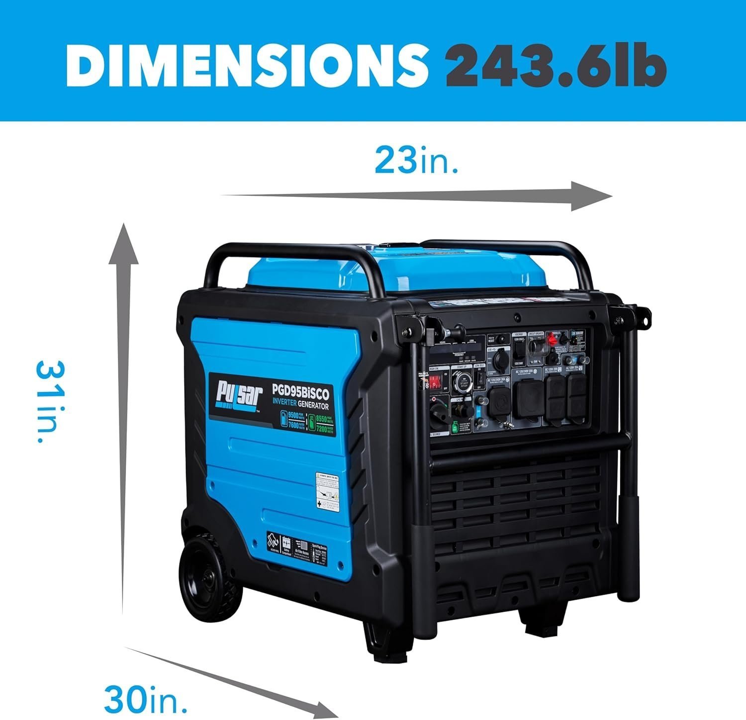 Pulsar PGD95BISCO Inverter Generator
