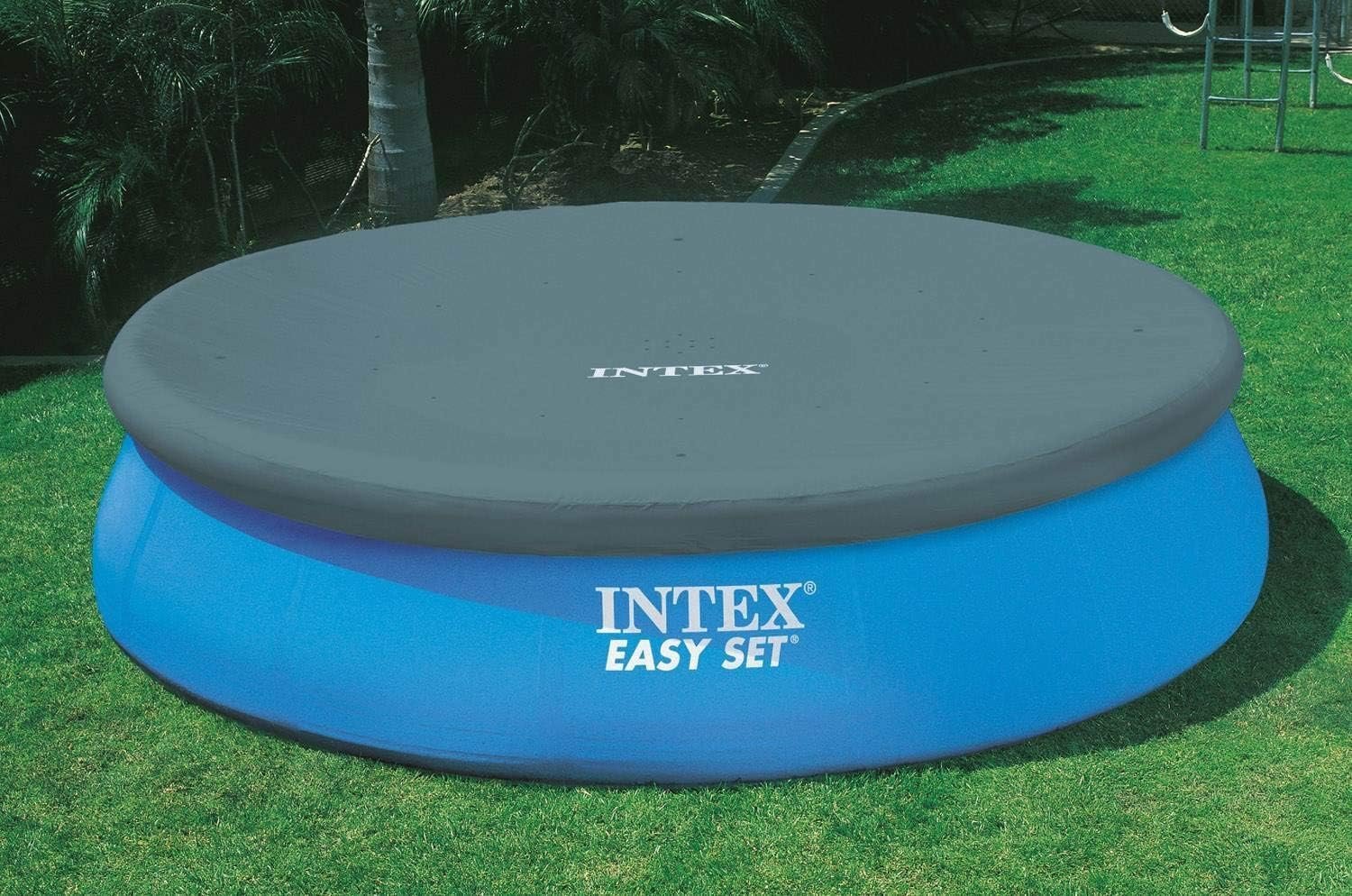 Intex 18′ x 48″ Inflatable Above Ground Swimming Pool with Ladder, Pump