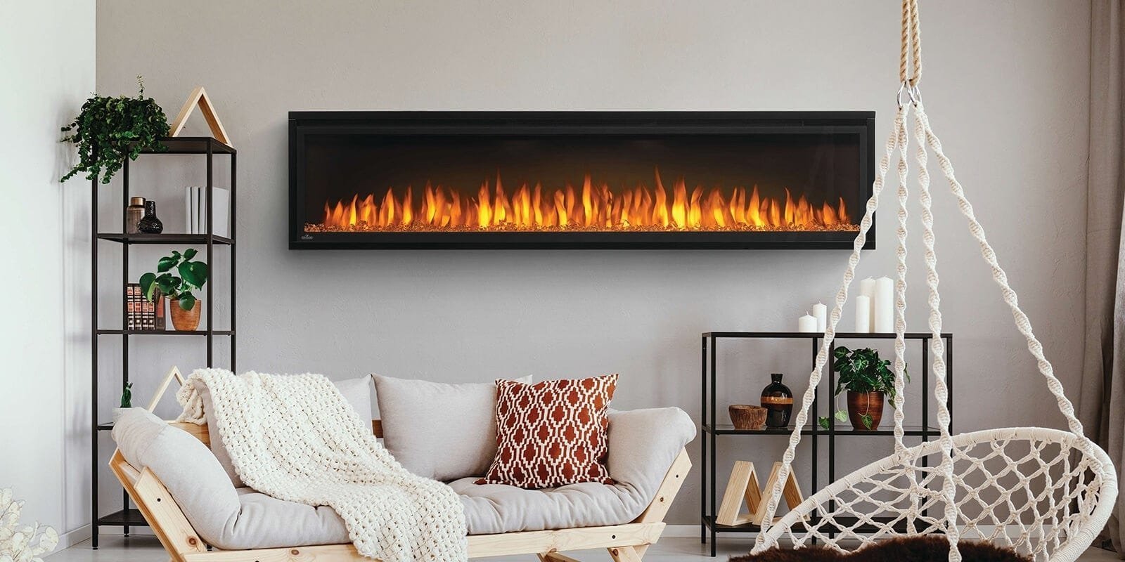 Napoleon Entice 60 Wall Hanging Electric Fireplace