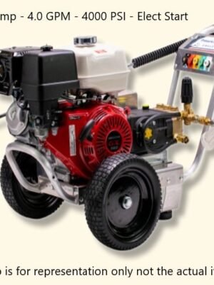 Pressure-Pro Eagle II 4000 PSI @ 4.0 GPM AR Pump Belt Drive Gas Honda Engine Cold Water Pressure Washer w/ Electric Start