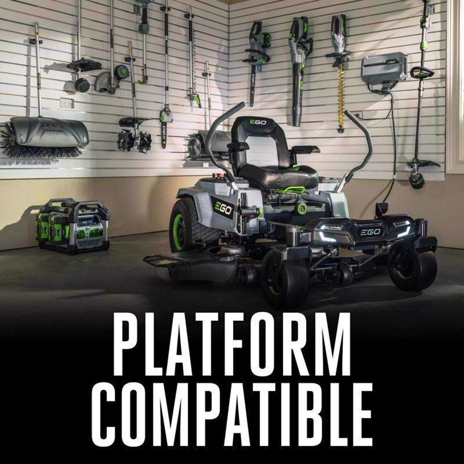 EGO Power+ Z6 ZT5207L 52 in. 56 V Battery Zero Turn Riding Mower Kit (Battery & Charger) W/ SIX 12.0 AH BATTERIES