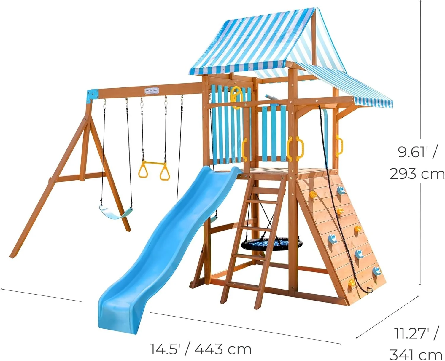 Teamson Kids Laguna Swing Set Playset