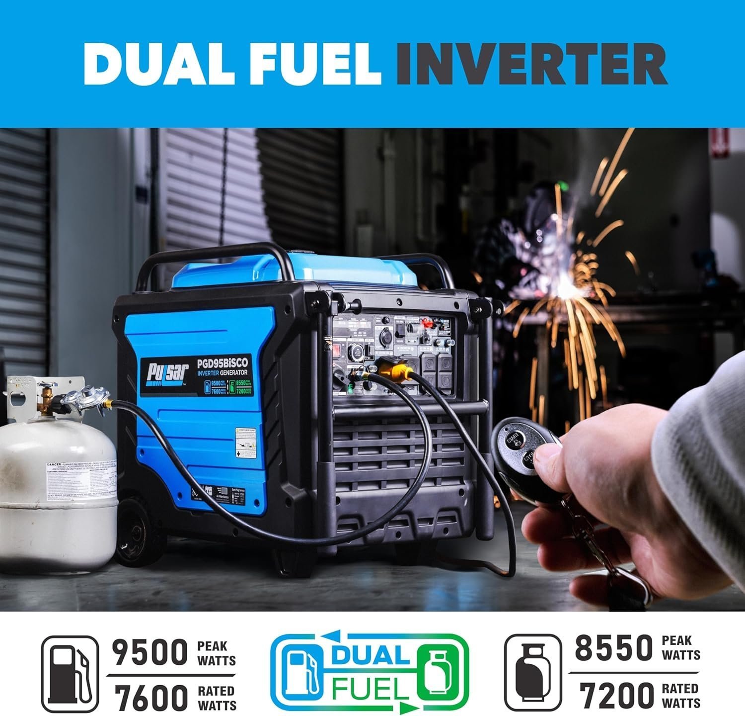 Pulsar PGD95BISCO Inverter Generator
