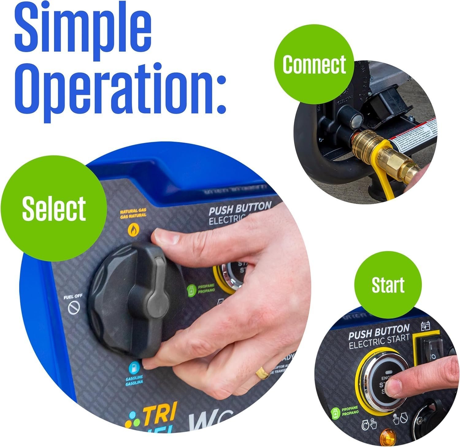 Westinghouse 14,500 Watt Tri-Fuel Portable Generator