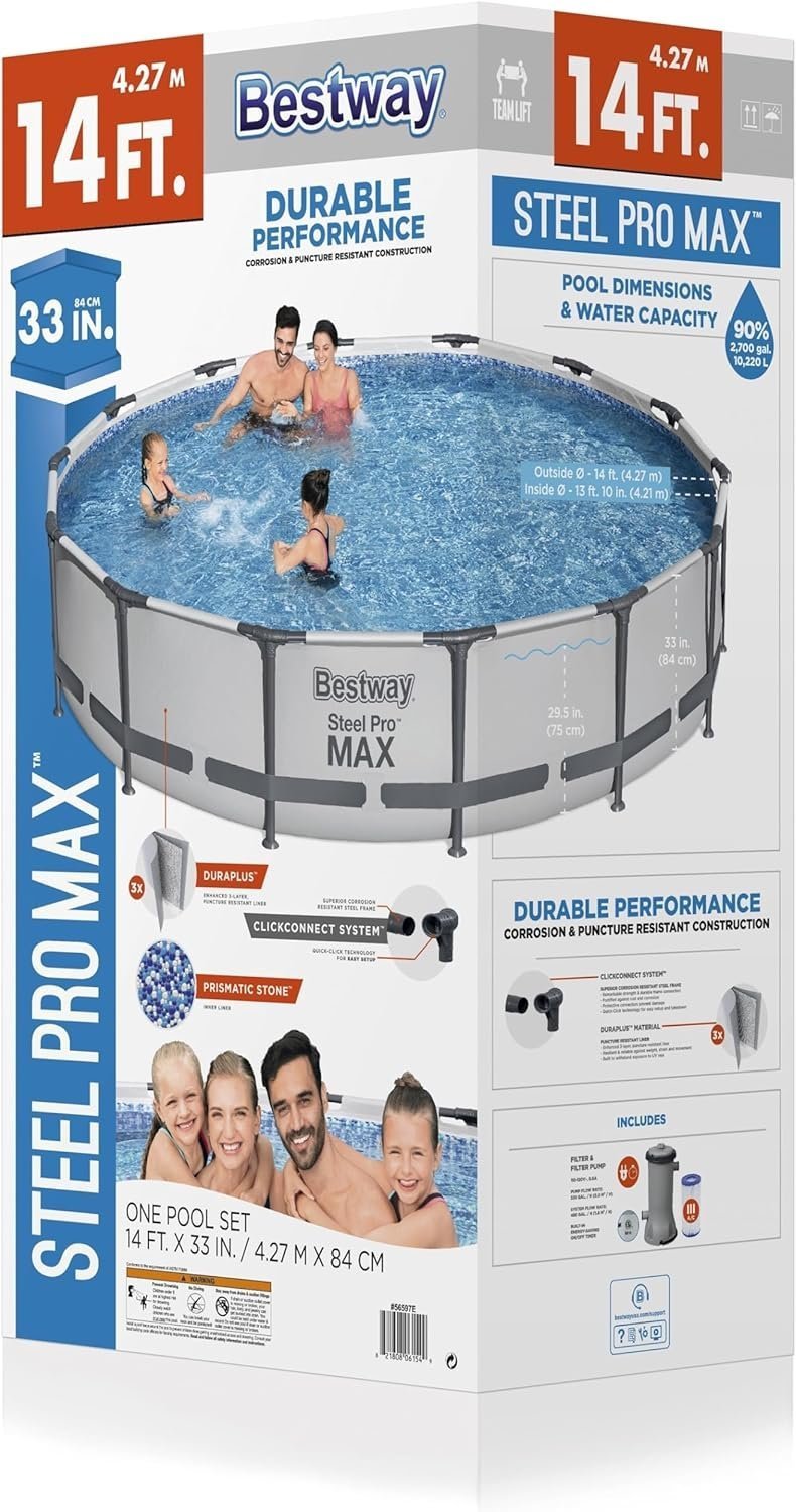 Bestway Steel Pro Max Above Ground Pool Set