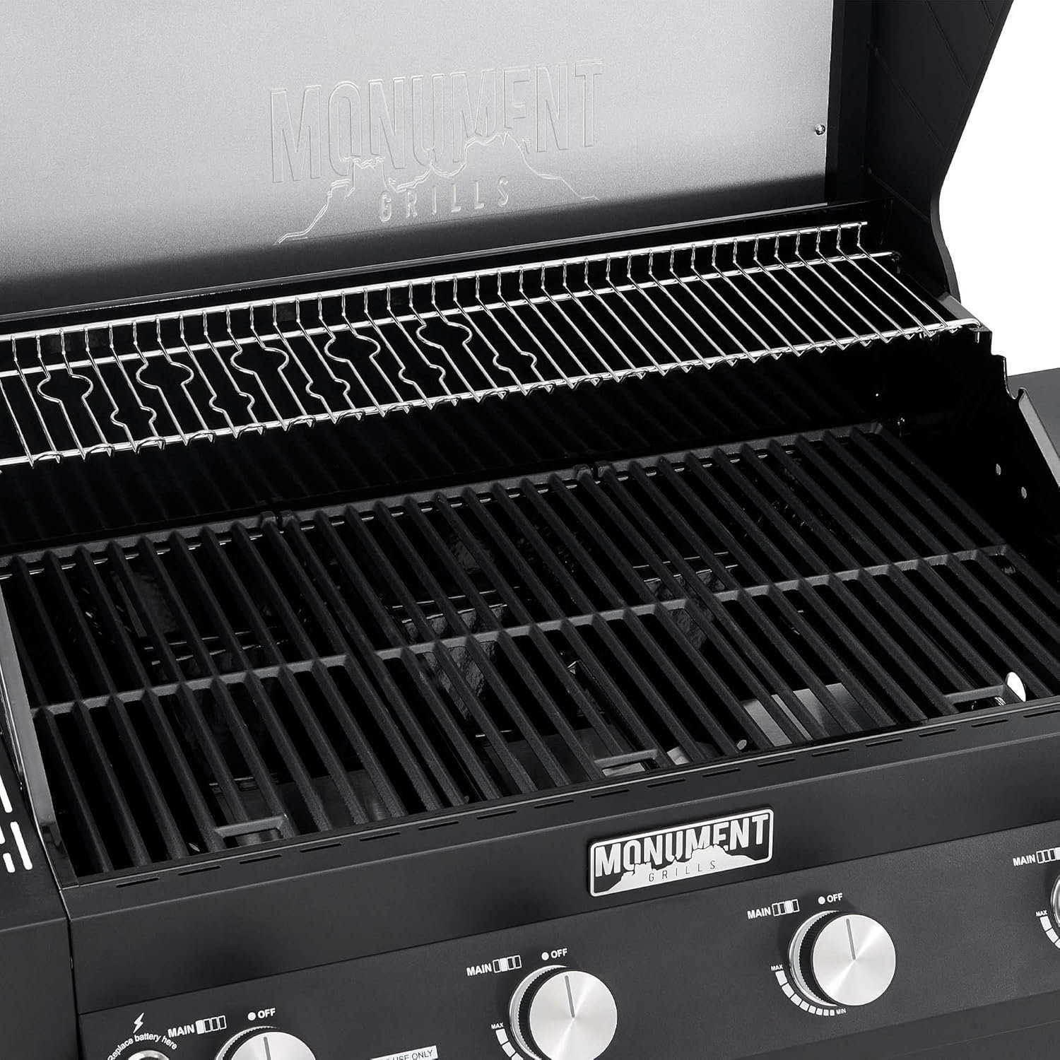 Monument Grills Denali 425 Black Smart Tech Propane Gas Grill