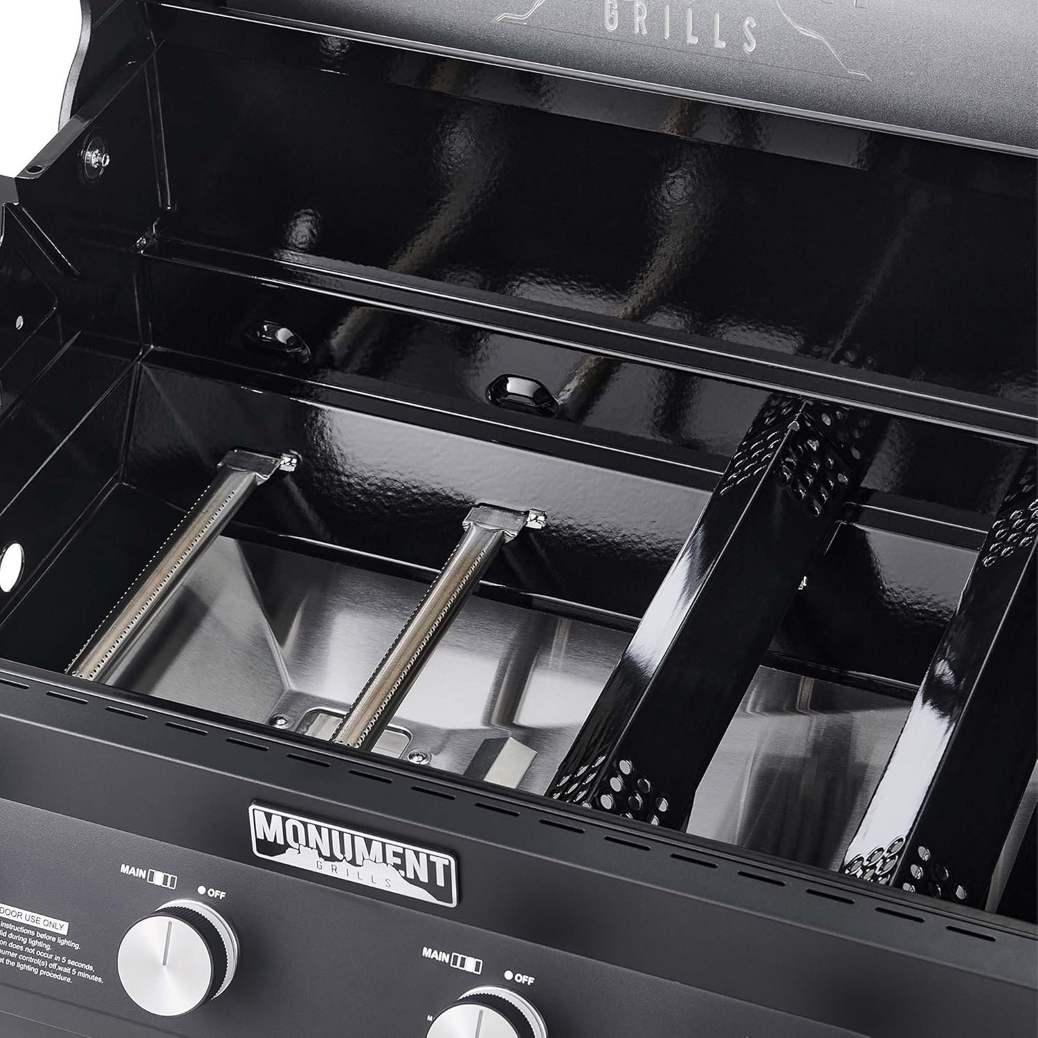 Monument Grills Denali 425 Black Smart Tech Propane Gas Grill