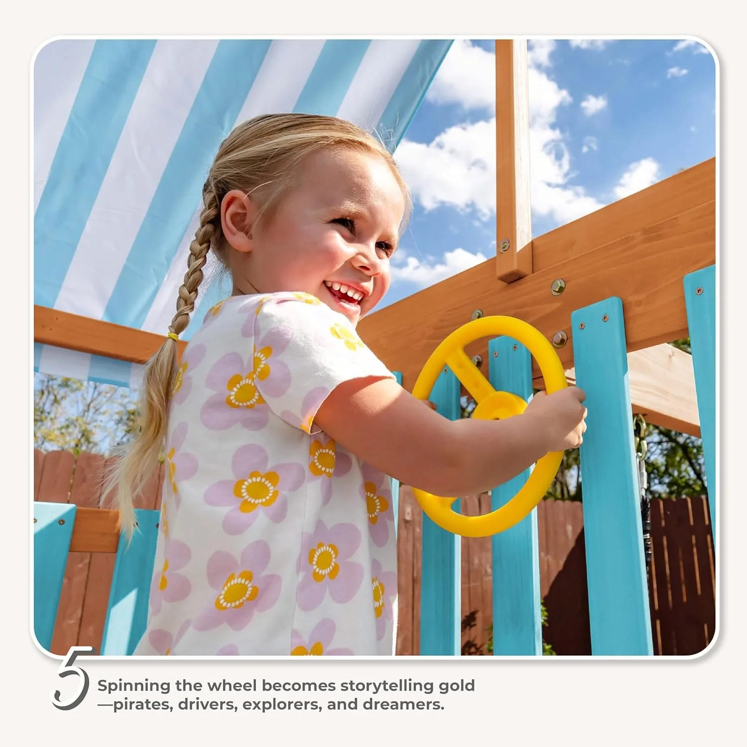 Teamson Kids Laguna Swing Set Playset