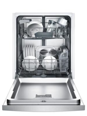 Bosch 100 Series PureDry 50-Decibel Front Control 24-in Built-In Dishwasher (Fingerprint-Resistant Stainless Steel) ENERGY STAR
