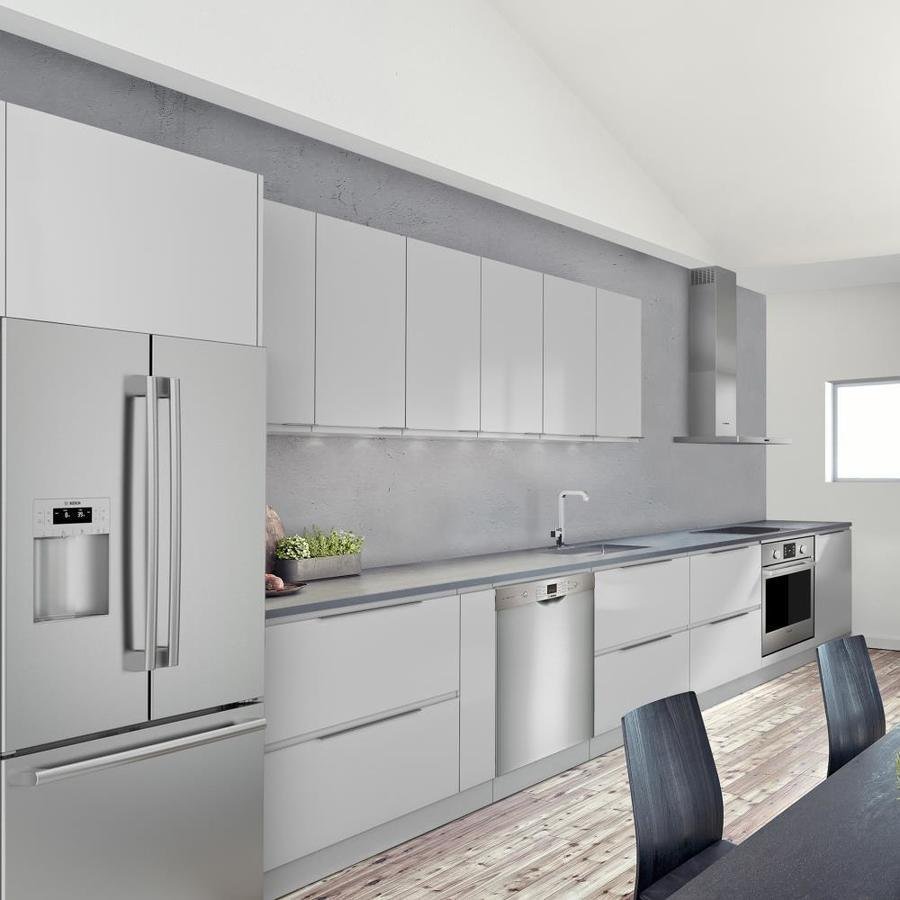 Bosch 100 Series PureDry 50-Decibel Front Control 24-in Built-In Dishwasher (Fingerprint-Resistant Stainless Steel) ENERGY STAR