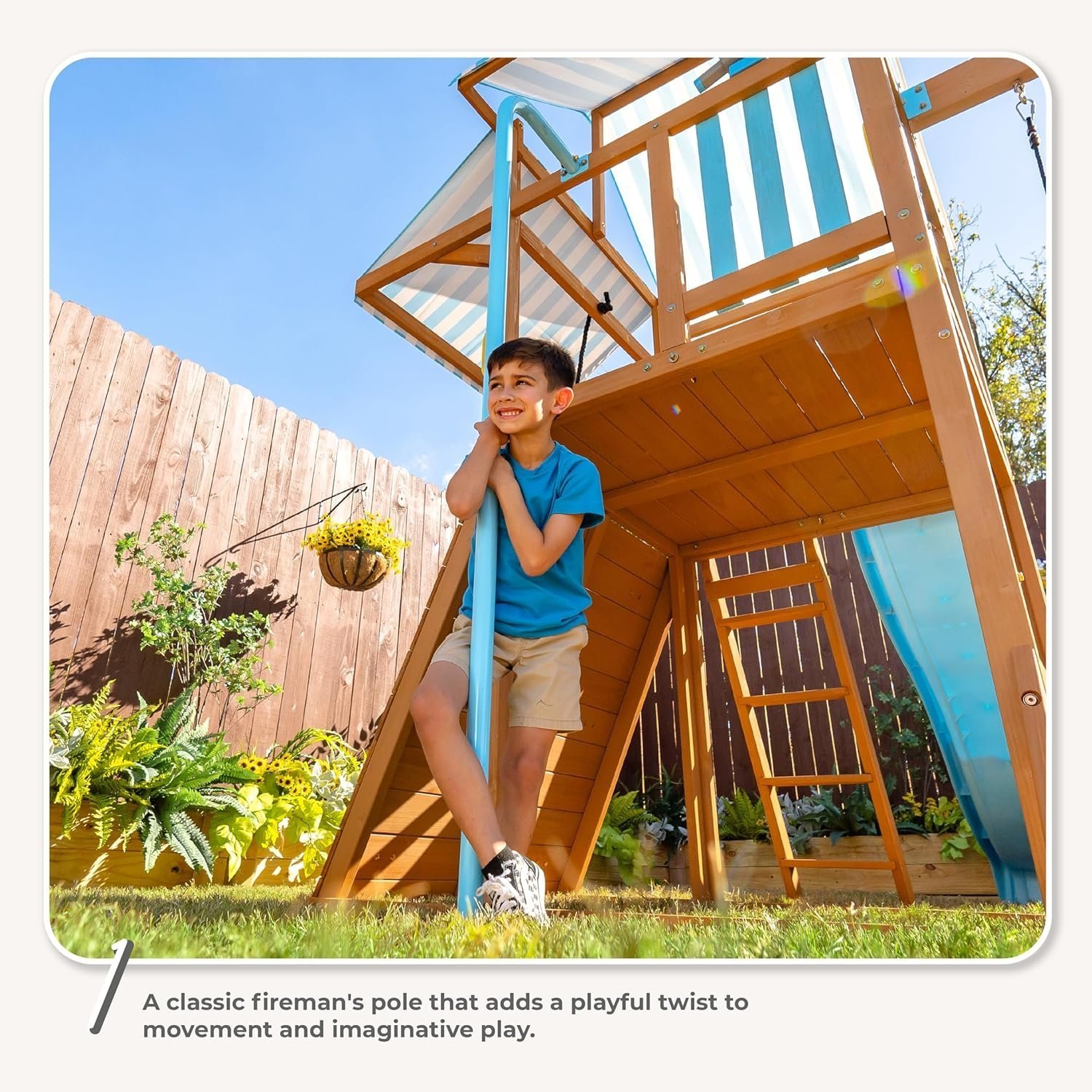 Teamson Kids Laguna Swing Set Playset