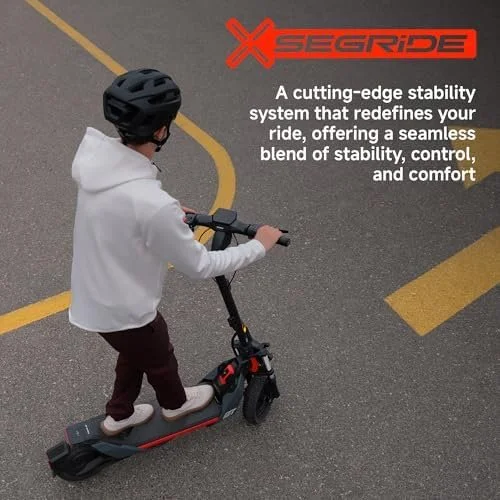 Segway ZT3 Pro Electric Scooter, Up to 24.9 MPH, 43.5-Mile Range, Dual Suspension, Flash Charge, 1600W Peak Motor, Off-Road Scooter for Adults UL Certified (UL2272/2271)