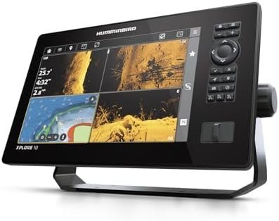 Humminbird XPLORE 10 GPS Fish Finder with Transducer, MEGA Side Imaging+ & HD Touchscreen Display