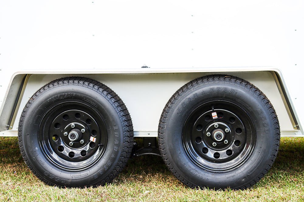 Big White Enclosed Trailer