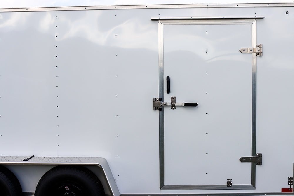 Big White Enclosed Trailer