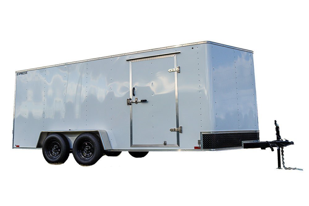 Big White Enclosed Trailer