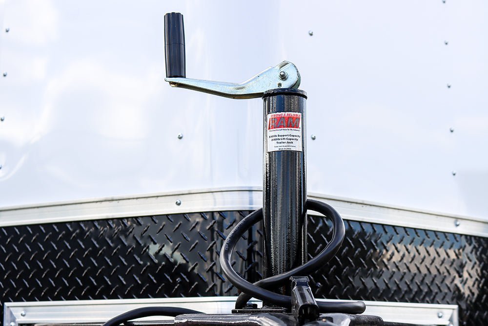 Big White Enclosed Trailer