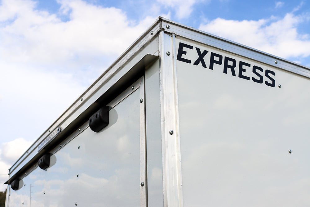 Big White Enclosed Trailer