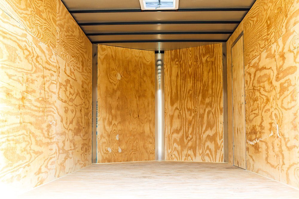 Big White Enclosed Trailer