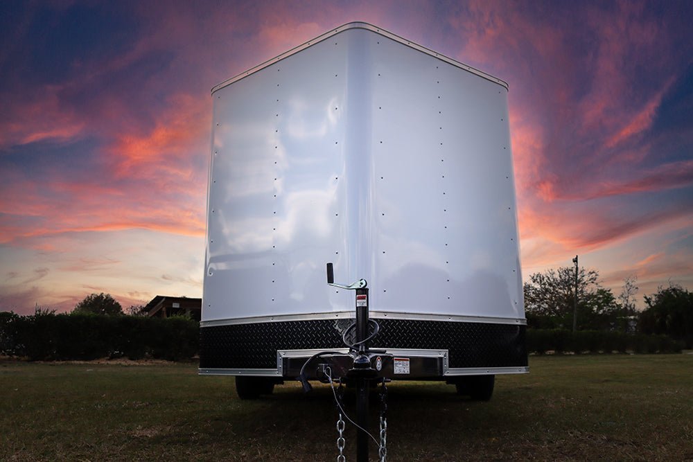 Big White Enclosed Trailer