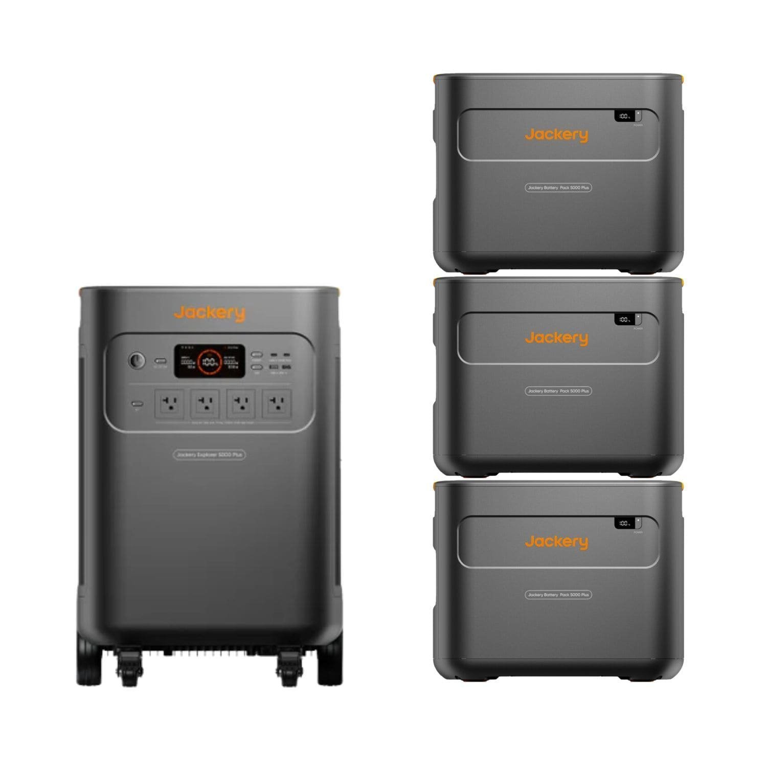 Jackery Explorer 5000 Plus Whole-Home Backup | 5040Wh | 7200W | 4000W Solar Input