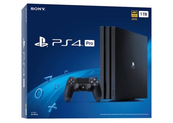 Sony PlayStation 4 PS4 Pro 1TB Jet Black Console (US Plug) CUH-7215B