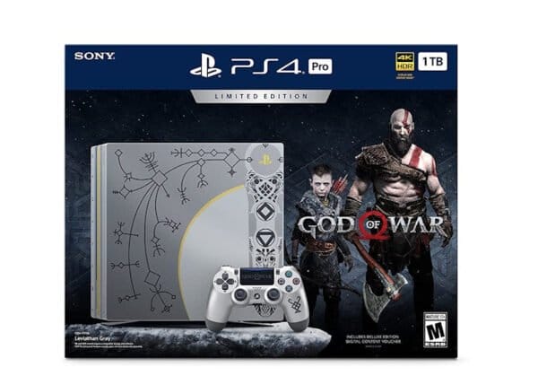 Sony PlayStation 4 Pro 1TB Limited Edition God of War Console Bundle 3002212