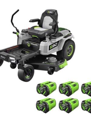 EGO Power+ Z6 ZT5207L 52 in. 56 V Battery Zero Turn Riding Mower Kit (Battery & Charger) W/ SIX 12.0 AH BATTERIES