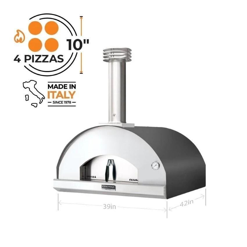 Fontana Forni Marinara Wood-Fired Pizza Oven – Anthracite – FTMARIN-A