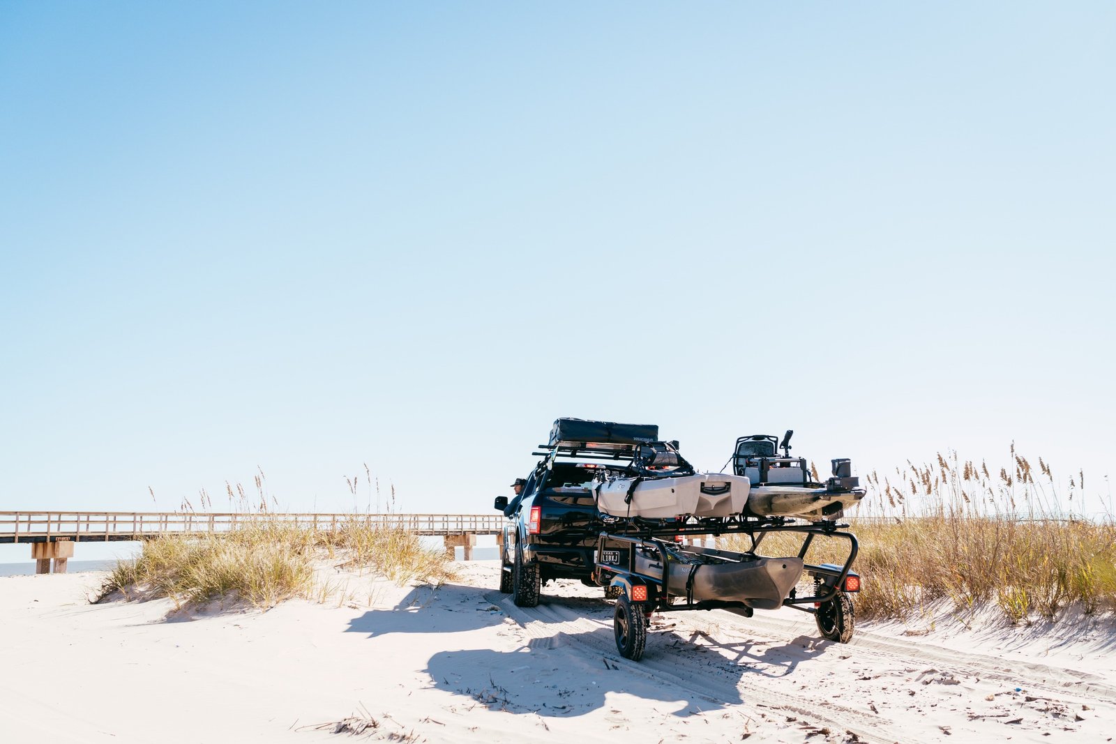 Malone MicroSport Off-Road 2 Kayak/2 Bike Trailer Package