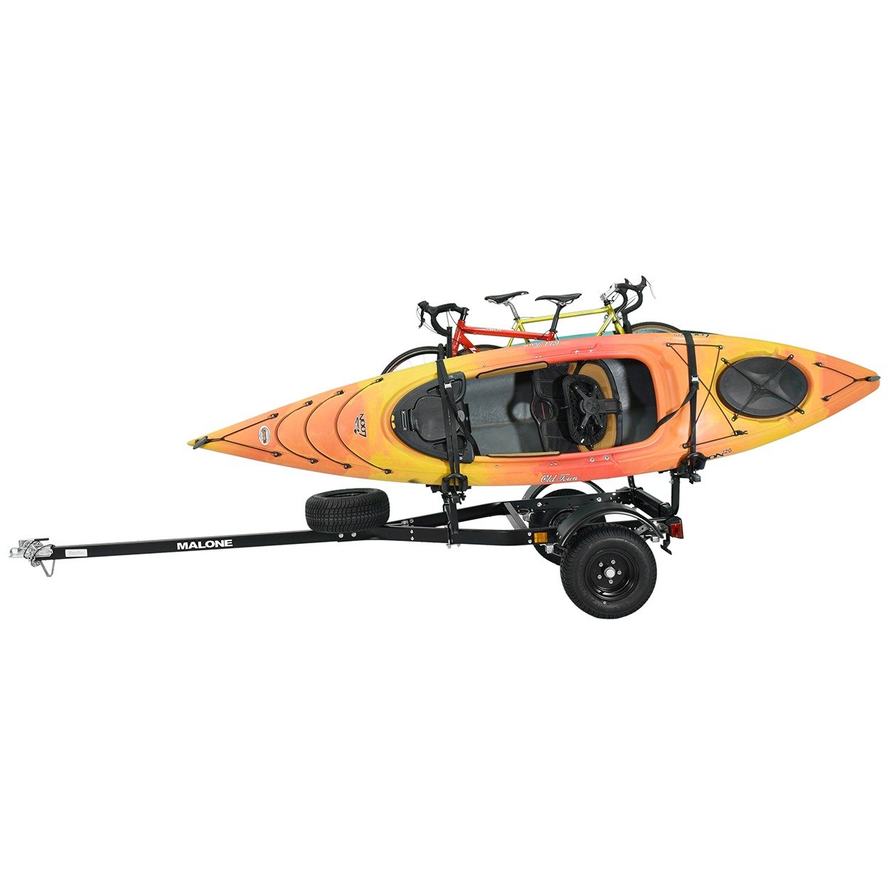 Malone MicroSport Off-Road 2 Kayak/2 Bike Trailer Package