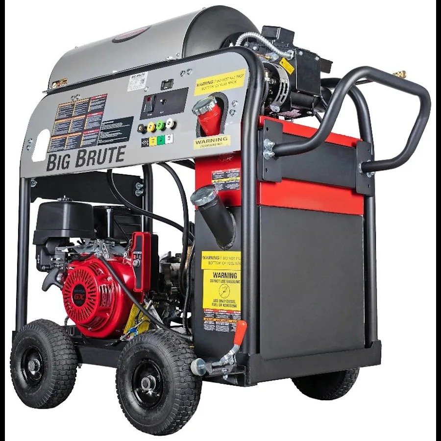 Simpson BB65106 Big Brute Professional 4000 PSI (Gas-Hot Water) Pressure Washer - UK Fast Gas