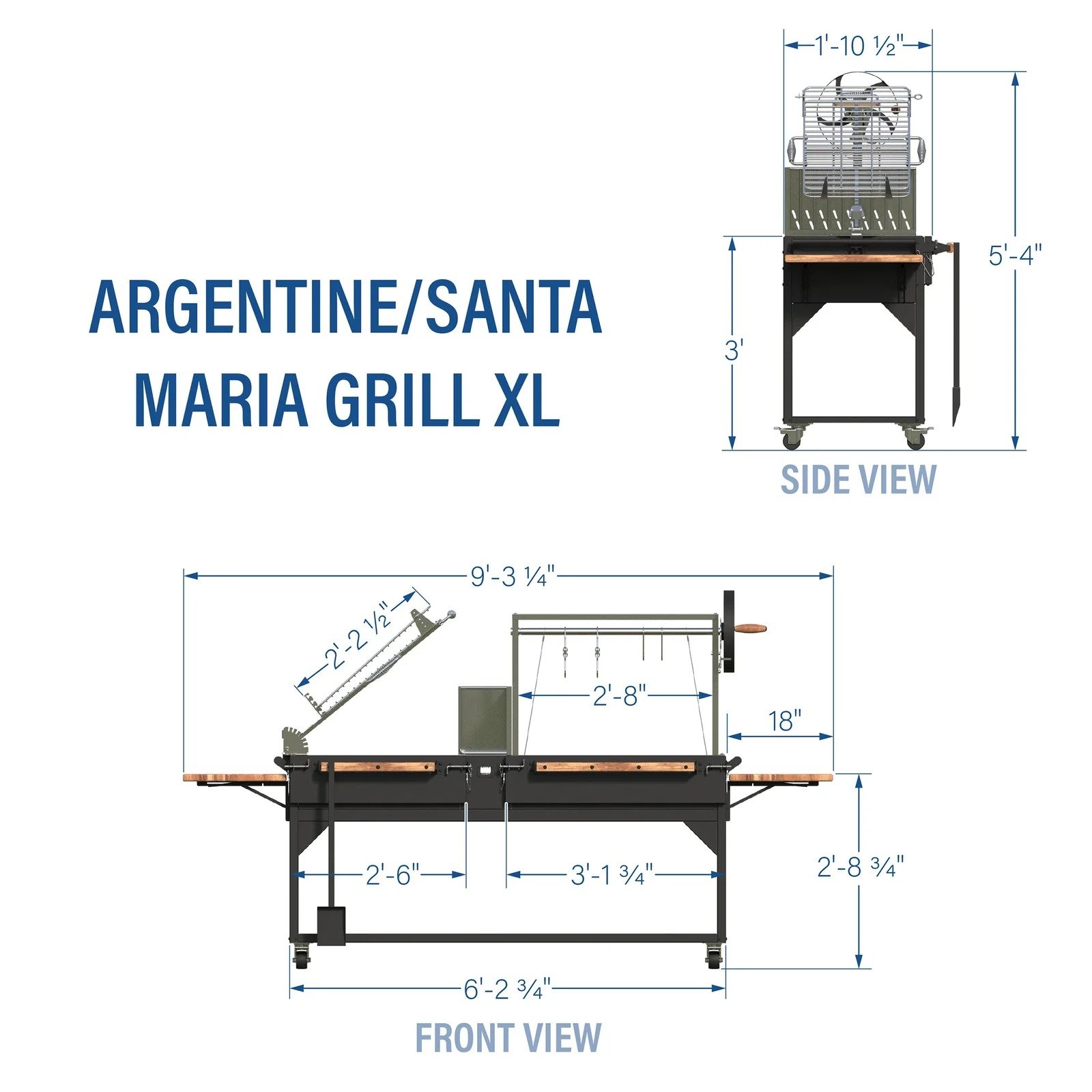 Argentine/Santa Maria Grill XL