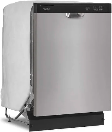 Quiet Dishwasher with Boost Cycle and Pocket Handle