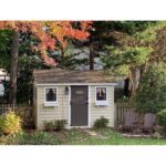 12 ft. W x 8 ft. D Cabana Cedar Wood Garden Shed