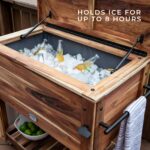 100 Quart Patio Cooler - Acacia