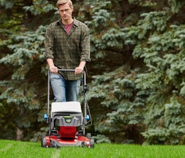 21 in. Recycler SmartStow 60-Volt Lithium-Ion Brushless Cordless Battery Walk Behind Mower RWD 5.0 Ah w/ Battery&Charger